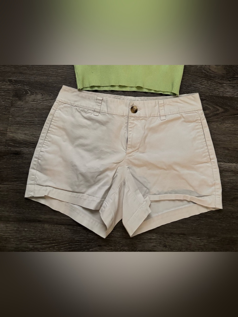 GAP Cream Chino Bermuda Shorts